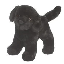 Abraham the Little Plush Black Lab Puppy by Douglas