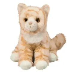 Adele the 12 Inch Floppy Plush Orange Striped Cat by Douglas