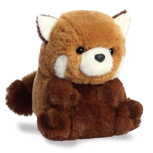 Aki the Stuffed Red Panda 5 Inch Rolly Pet Plush by Aurora