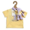 Always Curious Plush Elephant with Matching Toddler T-shirt Gift Set by Demdaco