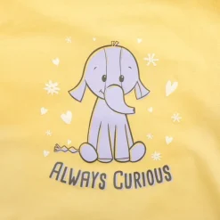 Always Curious Plush Elephant with Matching Toddler T-shirt Gift Set by Demdaco