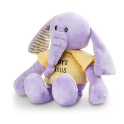 Always Curious Plush Elephant with Matching Toddler T-shirt Gift Set by Demdaco