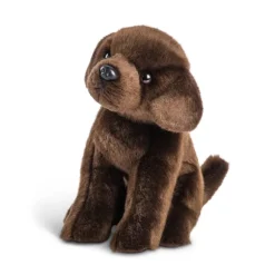 Animalcraft Lifelike 8.5 Inch Stuffed Chocolate Lab Puppy by Demdaco