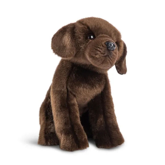 Animalcraft Lifelike 8.5 Inch Stuffed Chocolate Lab Puppy by Demdaco