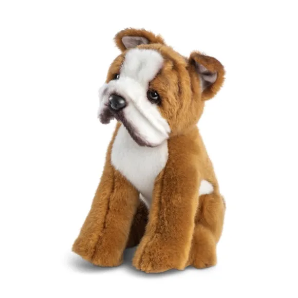 Animalcraft Lifelike 9.5 Inch Stuffed Bulldog by Demdaco