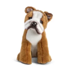 Animalcraft Lifelike 9.5 Inch Stuffed Bulldog by Demdaco