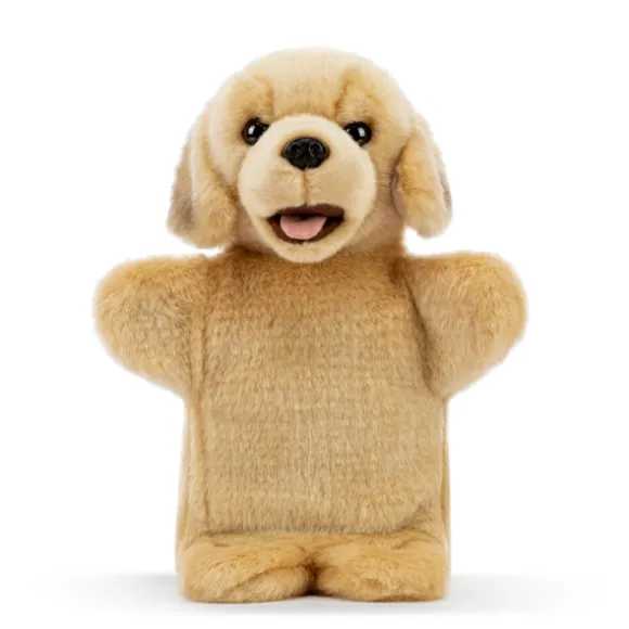 Animalcraft Plush Yellow Lab Dog Hand Puppet by Demdaco