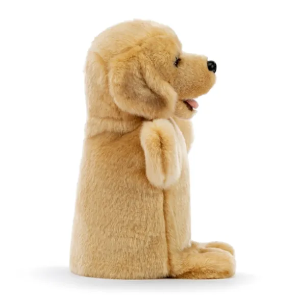 Animalcraft Plush Yellow Lab Dog Hand Puppet by Demdaco