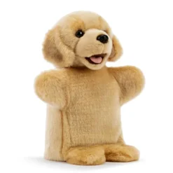 Animalcraft Plush Yellow Lab Dog Hand Puppet by Demdaco