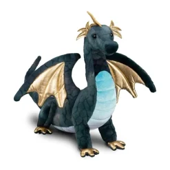 Aragon the Navy Blue Plush Dragon by Douglas