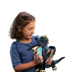 Aragon the Navy Blue Plush Dragon by Douglas