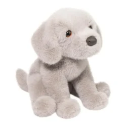 Argento the Floppy Stuffed Silver Lab Dog by Douglas