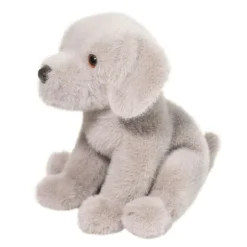 Argento the Floppy Stuffed Silver Lab Dog by Douglas