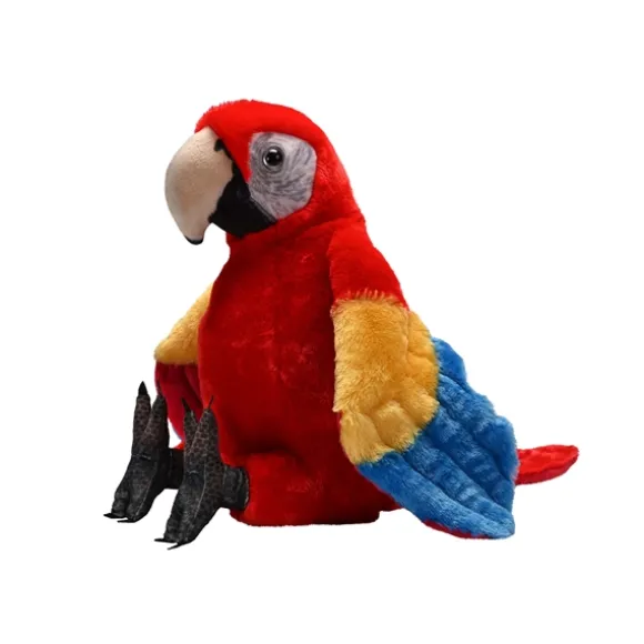 Artist Collection Realistic Plush Scarlet Macaw by Wild Republic