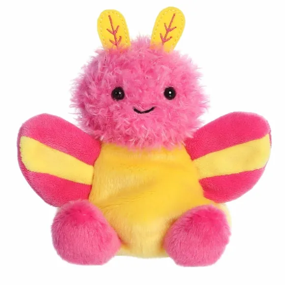 Astrid the Plush Rosy Maple Moth Palm Pals by Aurora