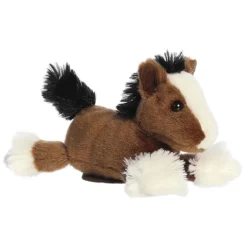 Atlas the Stuffed Clydesdale Horse Magnetic Shoulderkins Plush by Aurora