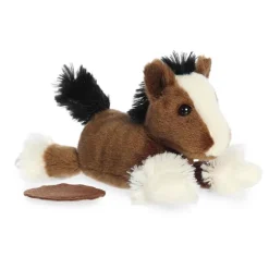 Atlas the Stuffed Clydesdale Horse Magnetic Shoulderkins Plush by Aurora