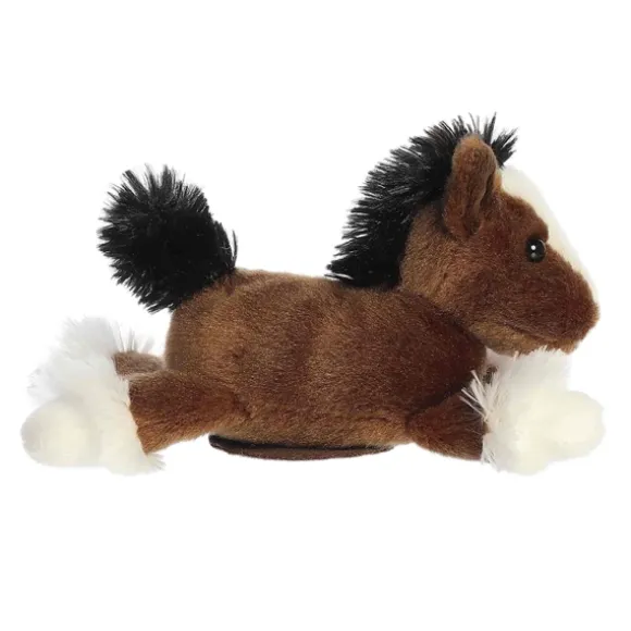 Atlas the Stuffed Clydesdale Horse Magnetic Shoulderkins Plush by Aurora