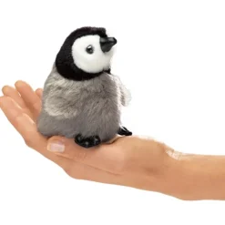 Baby Emperor Penguin Finger Puppet by Folkmanis Puppets