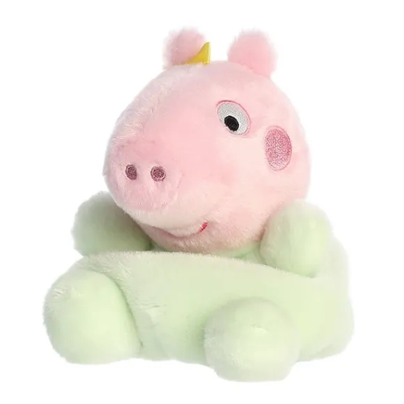 Baby Evie Peppa Pig Plush Palm Pals Stuffed Animal by Aurora