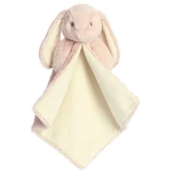 Baby Safe Dewey Rose Plush Bunny Rabbit Luvster Blanket by Ebba