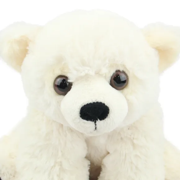 Baby Stuffed Polar Bear Mini Cuddlekin by Wild Republic