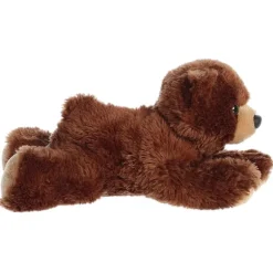 Barnsworth the Stuffed Grizzly Bear Mini Flopsie by Aurora