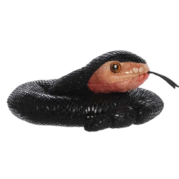Bella the Stuffed Black Snake Mini Flopsie by Aurora