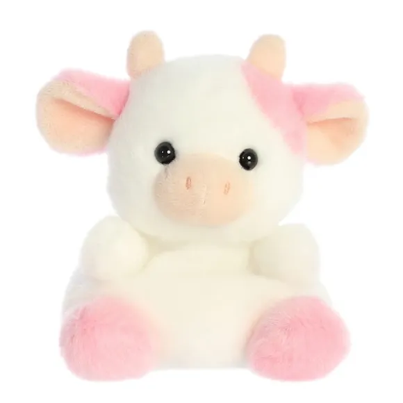 Belle the Plush Strawberry Cow Palm Pals by Aurora