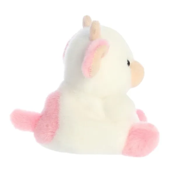 Belle the Plush Strawberry Cow Palm Pals by Aurora