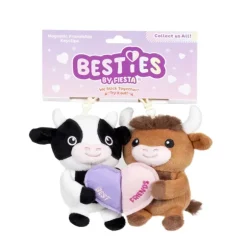 Besties Plush Cows Magnetic Bag Charms by Fiesta