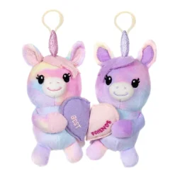 Besties Plush Unicorns Magnetic Bag Charms by Fiesta