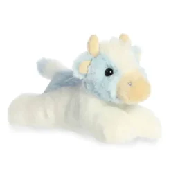 Billie the Plush Blueberry Cow Mini Flopsie by Aurora