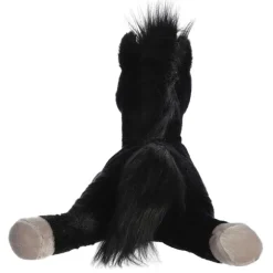 Blackjack The Stuffed 12 Inch Plush Laying Black Horse by Aurora