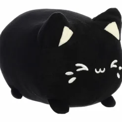 Black Sesame the Black Stuffed Cat Meowchi Plush by Aurora