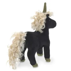Black Unicorn Finger Puppet by Folkmanis Puppets