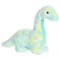 Blue Brachiosaurus Stuffed Animal Watercolor Dinos by Aurora