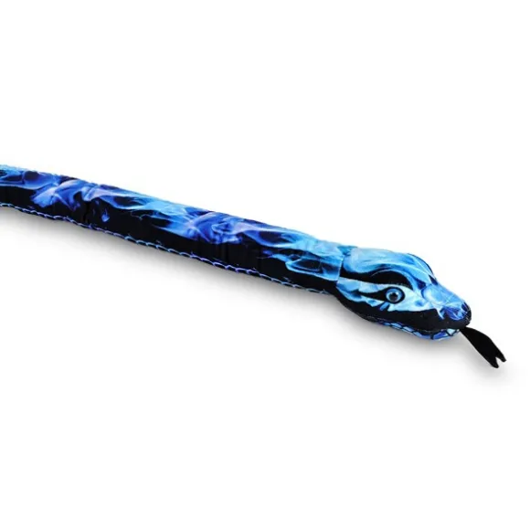 Blue Flame Print 54 Inch Plush Snake by Wild Republic