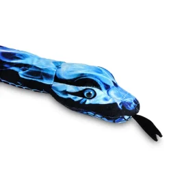 Blue Flame Print 54 Inch Plush Snake by Wild Republic