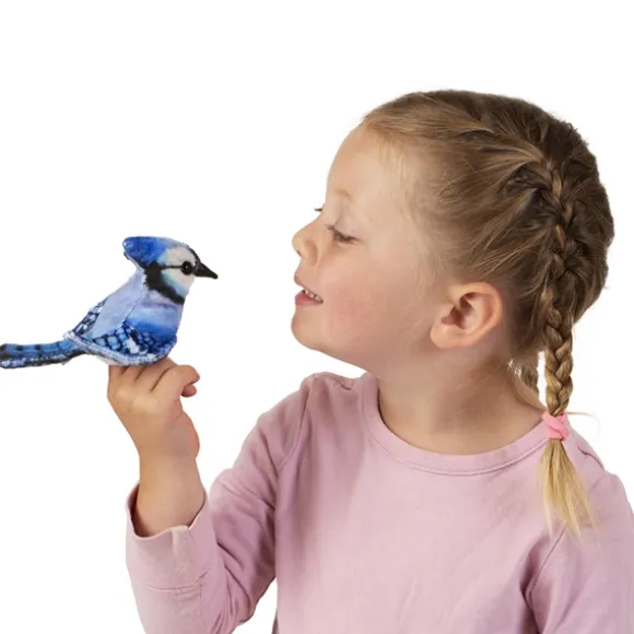 Blue Jay Finger Puppet by Folkmanis Puppets