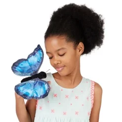 Blue Morpho Butterfly Finger Puppet by Folkmanis Puppets