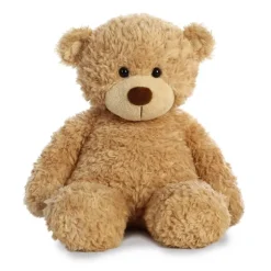 Bonny the Fuzzy Tan Teddy Bear by Aurora