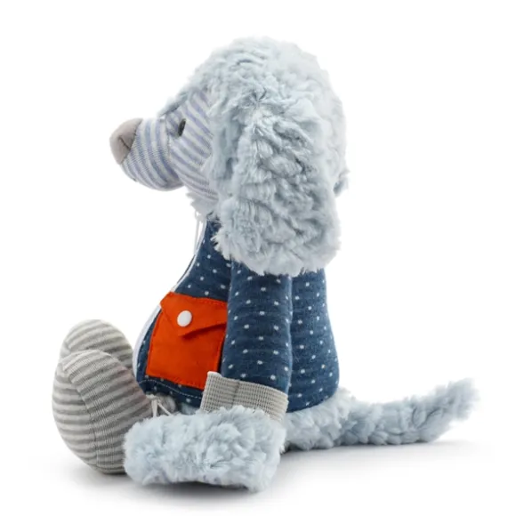 Buckle and Snap Buddies Plush Puppy Dog Learning Toy by Demdaco