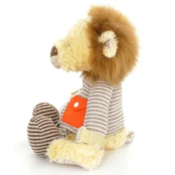 Buckle and Snap Buddies Plush Lion Learning Toy by Demdaco