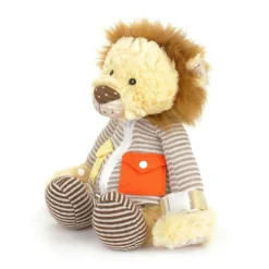 Buckle and Snap Buddies Plush Lion Learning Toy by Demdaco