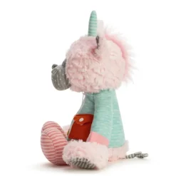Buckle and Snap Buddies Plush Unicorn Learning Toy by Demdaco
