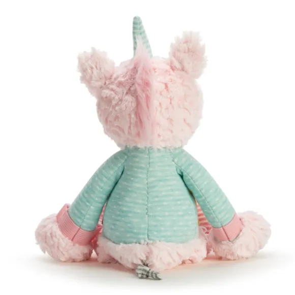 Buckle and Snap Buddies Plush Unicorn Learning Toy by Demdaco