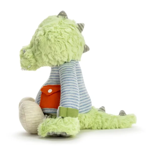 Buckle and Snap Buddies Plush Dinosaur Learning Toy by Demdaco