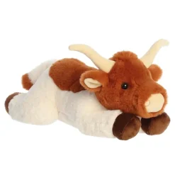 Buck the Plush Longhorn Cow 12 Inch Flopsie by Aurora