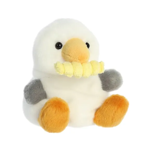 Buoy the Plush Seagull with Fry Palm Pals by Aurora